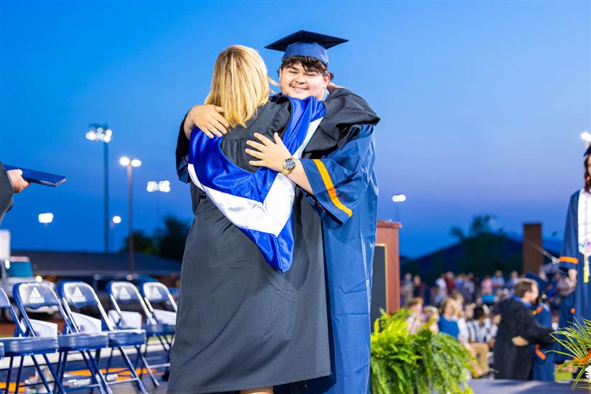 Students celebrate graduating